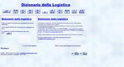 Desktop Screenshot of dizionariologistica.com